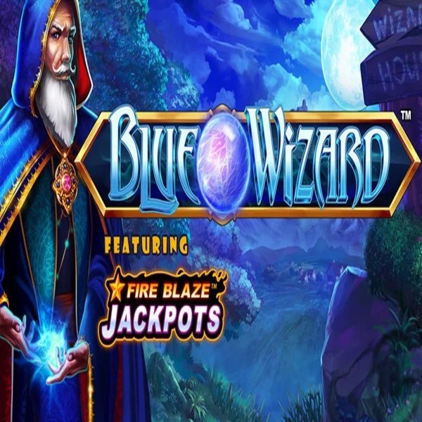 Play Blue Wizard Fire Blaze Jackpots slot by Rarestone Gaming on armand.gr