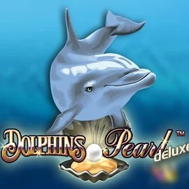 Dolphins Pearl Deluxe online game logo by Novomatic on armand.gr