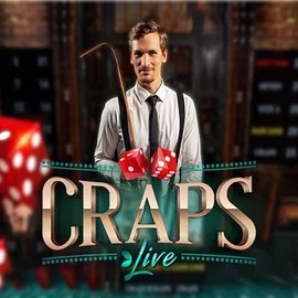 Live Craps casino game by Evolution – featured logo at SlotsPalace Casino