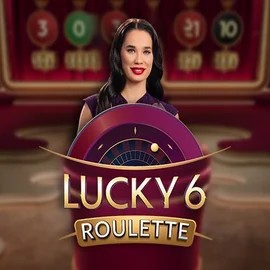 Lucky 6 Roulette online game logo by Pragmatic Play on armand.gr