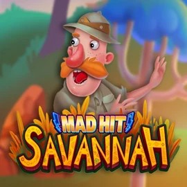 Mad Hit Savannah slot logo by RubyPlay at SlotsPalace Casino